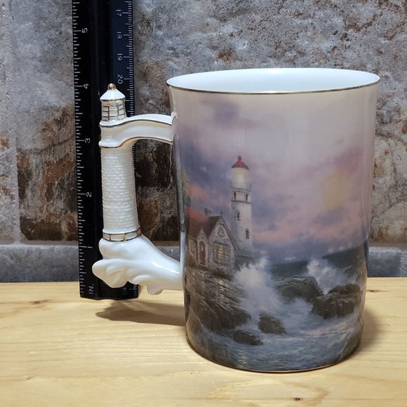 VTG Thomas Kincade Lighthouse Mug Beacon of Hope Bradford Edition 2002 - Picture 7 of 17